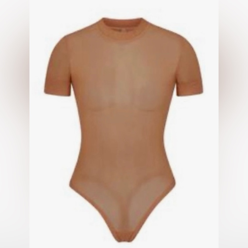 NWT Skims Summer Mesh Sheer Bodysuit in Sienna Size 3XL - Picture 1 of 7